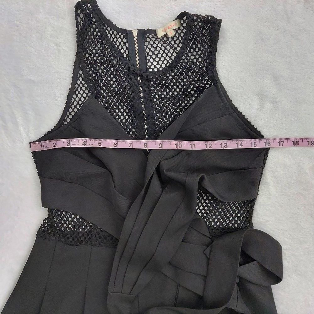 Luxxel Fish-Net Wrap Romper, Small - image 8